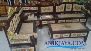Kursi Kayu Jati Ukir Jepara L Set Desain Minimalis Malang