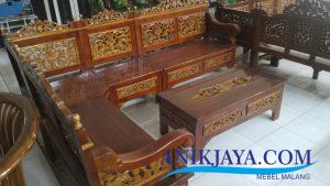 Kursi Kayu Jati Ukir Jepara L Set Desain Ukir Klasik