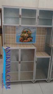 Rak Piring Kaca Alumunium Keramik Extra Large